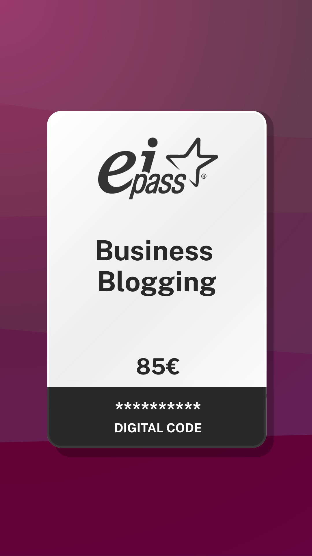 Business Blogging corso EIPASS