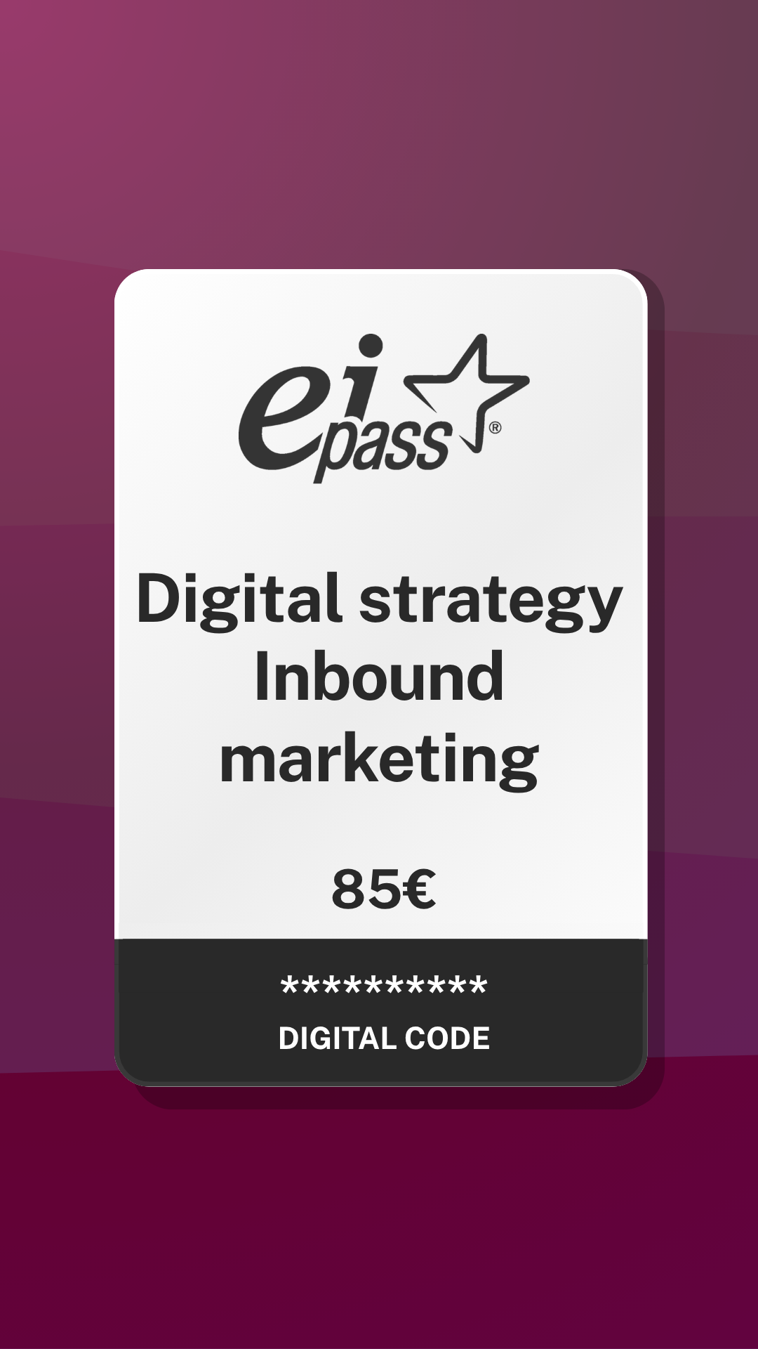 Digital strategy e inbound marketing corso EIPASS
