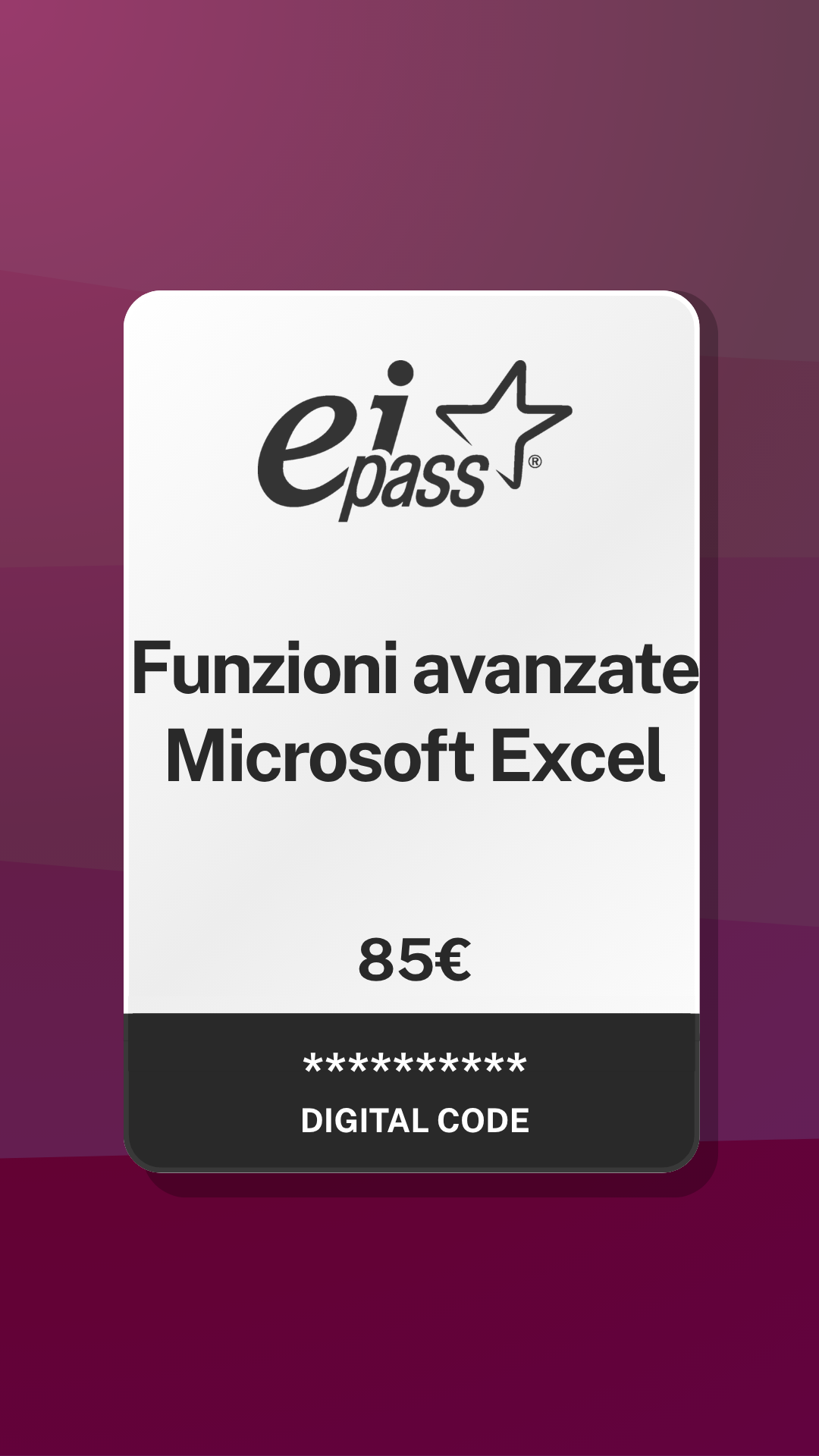 Funzioni avanzate di Microsoft Excel corso EIPASS